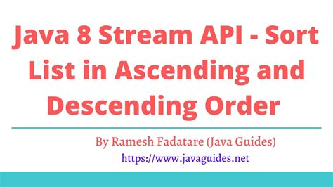 java 8 stream order order